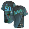 Los Angeles Dodgers Guatemalan Heritage Night Jersey - All Stitched