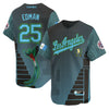 Los Angeles Dodgers Guatemalan Heritage Night Jersey - All Stitched