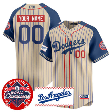 Custom Los Angeles Dodgers Black Heritage Night Jersey - All Stitched