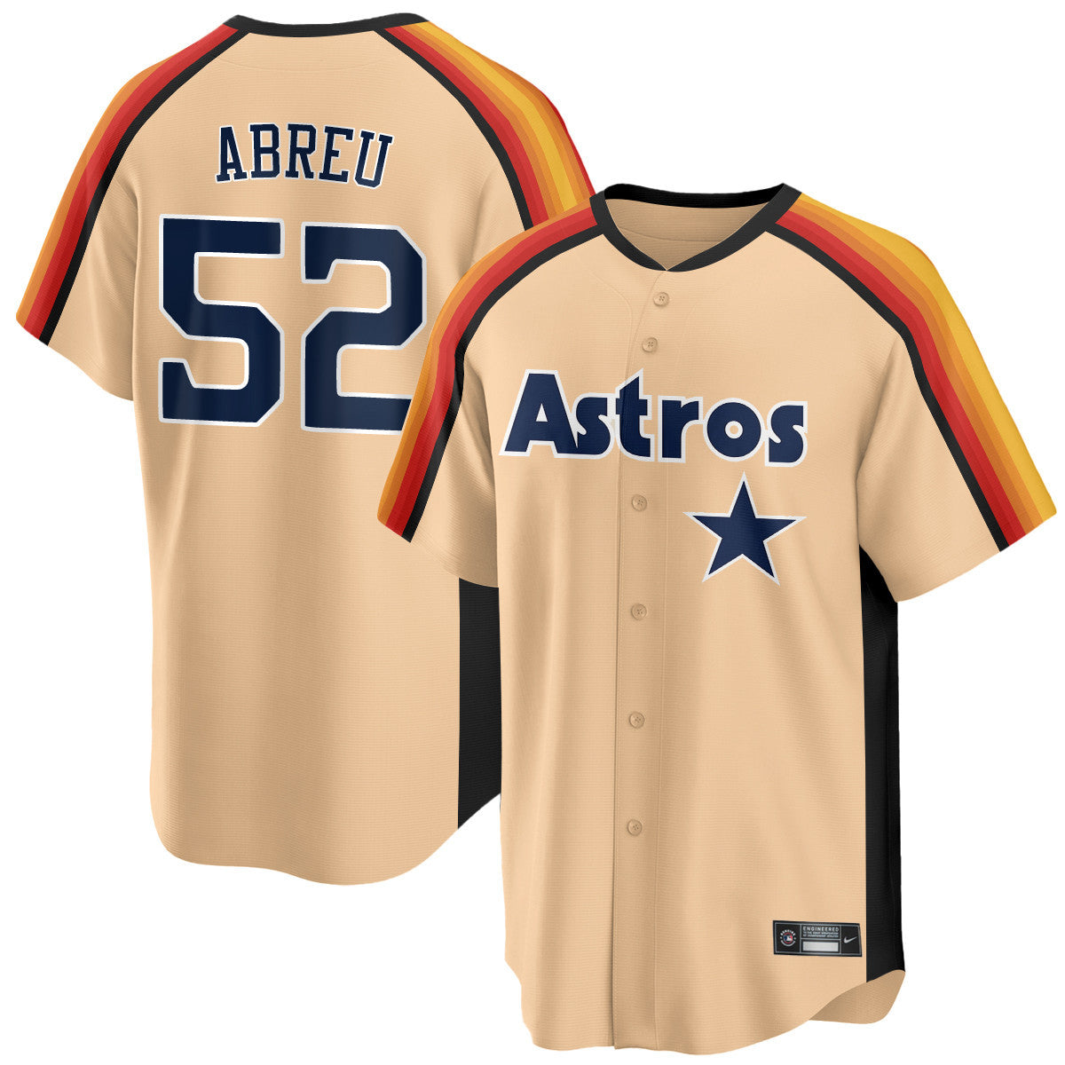 Houston Astros 1989 Throwback Road Jersey - All Stitched