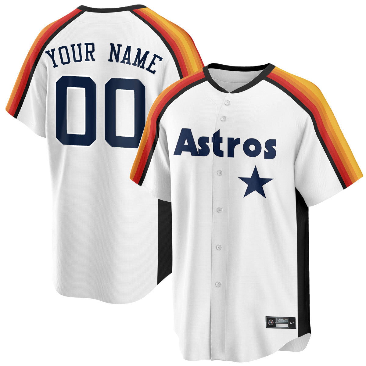 Houston Astros 1989 Throwback Road Jersey - All Stitched
