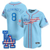Men's Los Angeles Dodgers 2025 Fourth of July Jersey - All Stitched