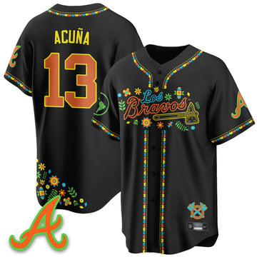 Men's Atlanta Braves 2025 "Los Bravos" Jersey - All Stitched