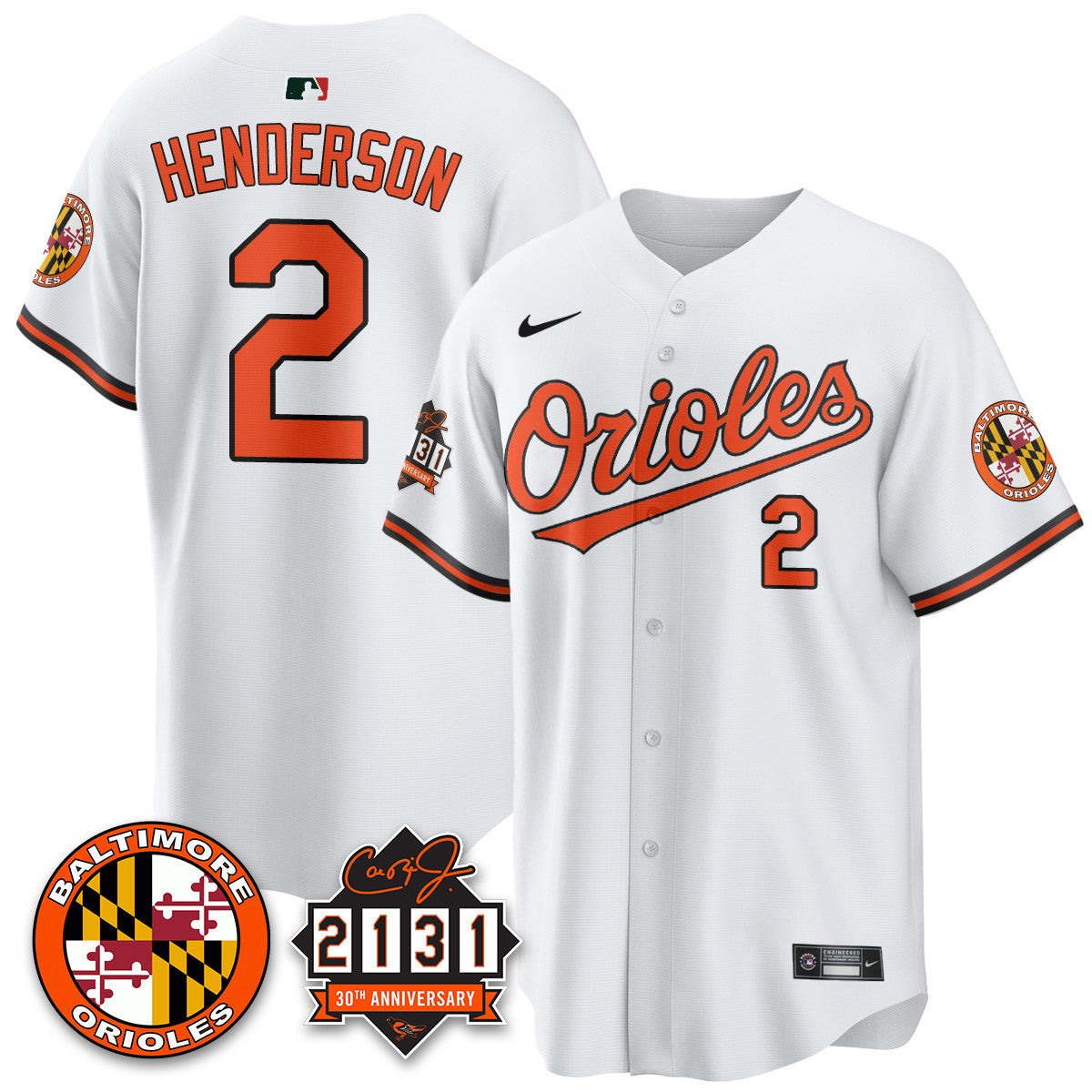 Men's Baltimore Orioles "30th Anniversary of 2131" Limited Jersey - All Stitched