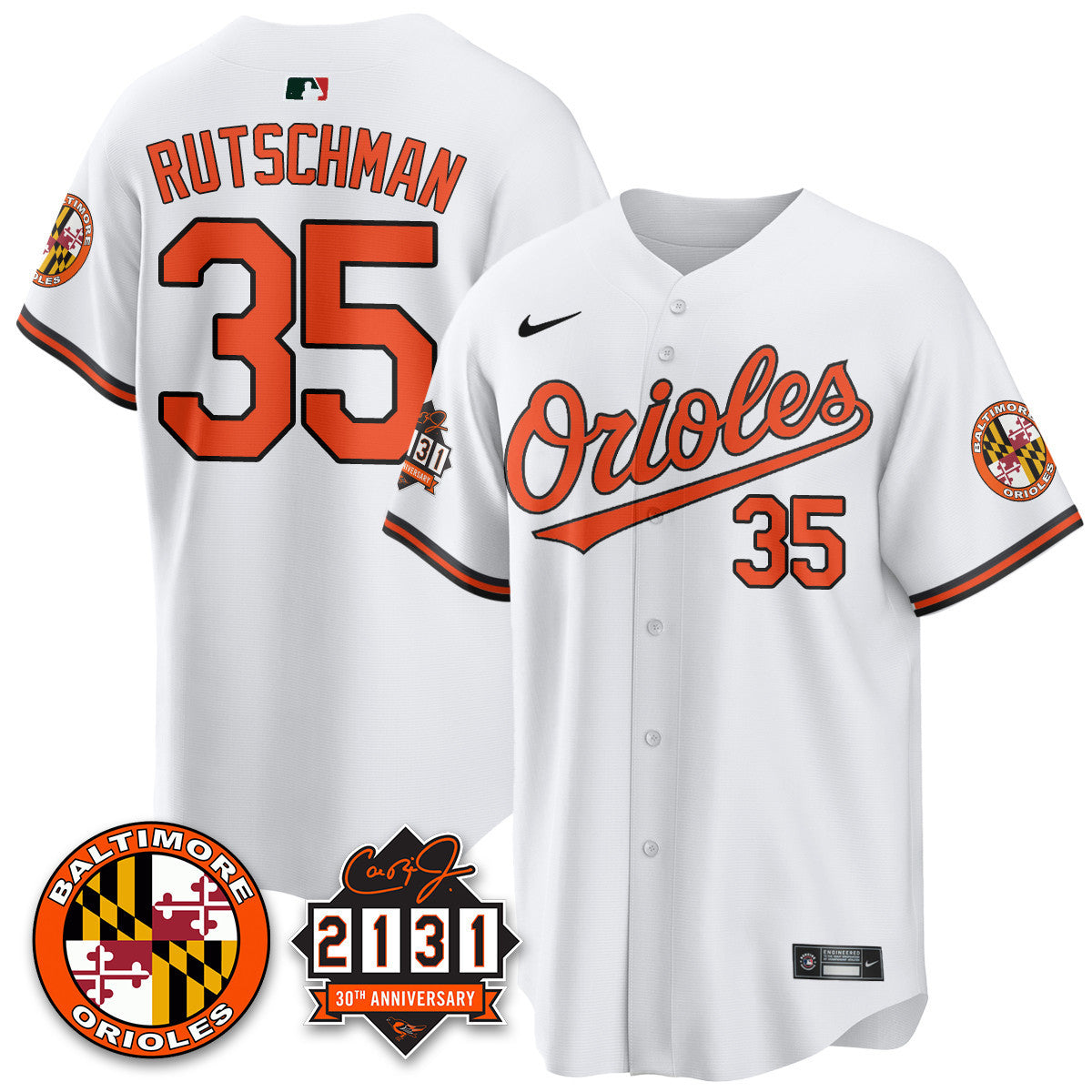 Men's Baltimore Orioles "30th Anniversary of 2131" Limited Jersey - All Stitched