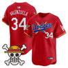 Men's Los Angeles Dodgers x One Piece 2025 Vapor Premier Limited Jersey - All Stitched