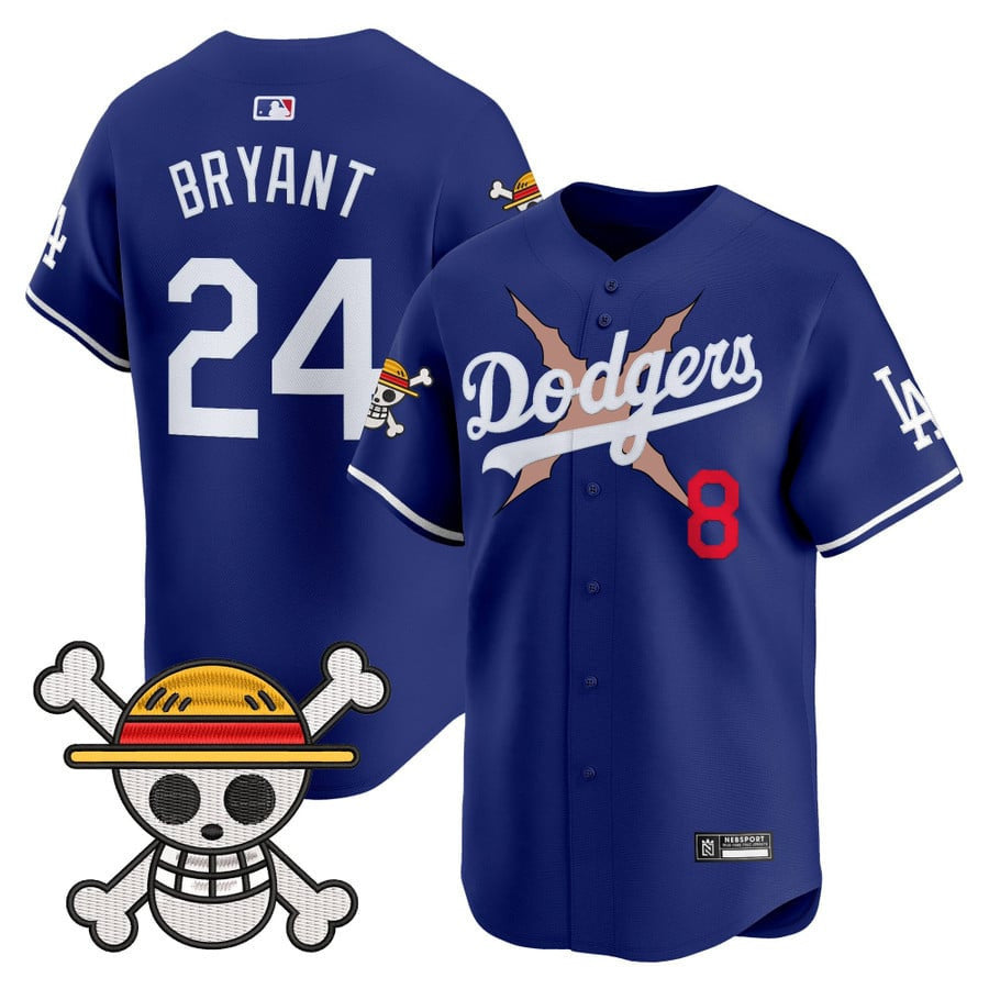 Men's Los Angeles Dodgers x One Piece 2025 Vapor Premier Limited Jersey - All Stitched