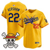 Men's Los Angeles Dodgers x One Piece 2025 Vapor Premier Limited Jersey - All Stitched