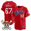 Men's Los Angeles Dodgers x One Piece 2025 Vapor Premier Limited Jersey - All Stitched