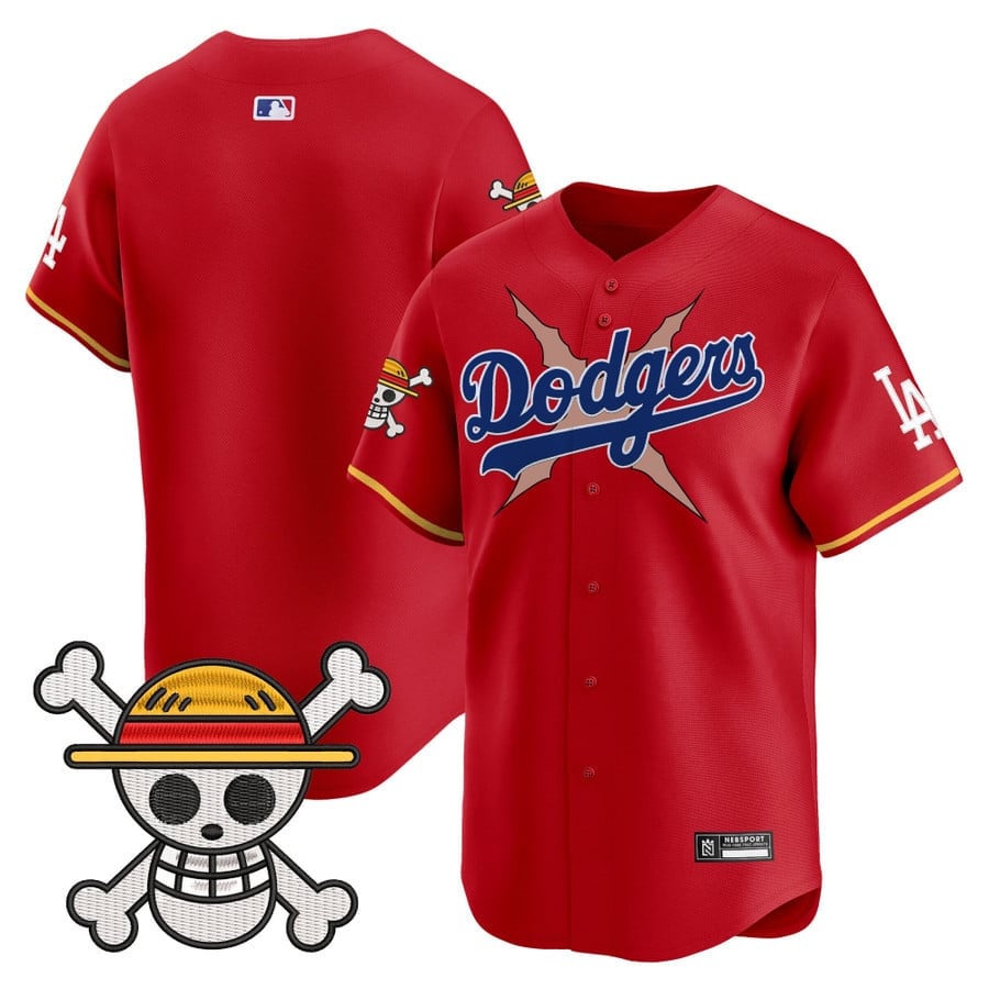 Men's Los Angeles Dodgers x One Piece 2025 Vapor Premier Limited Jersey - All Stitched