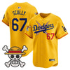 Men's Los Angeles Dodgers x One Piece 2025 Vapor Premier Limited Jersey - All Stitched