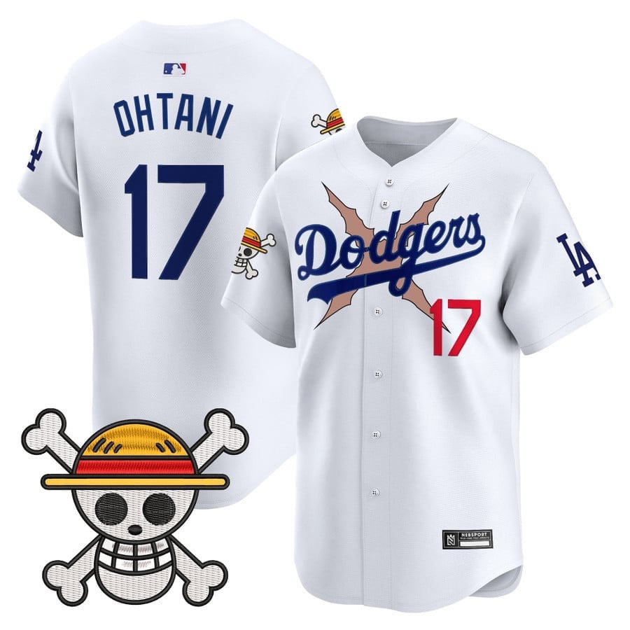 Men's Los Angeles Dodgers x One Piece 2025 Vapor Premier Limited Jersey - All Stitched