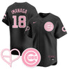 Women's Chicago Cubs BL??KPI?K 2025 Limited Jersey - All Stitched