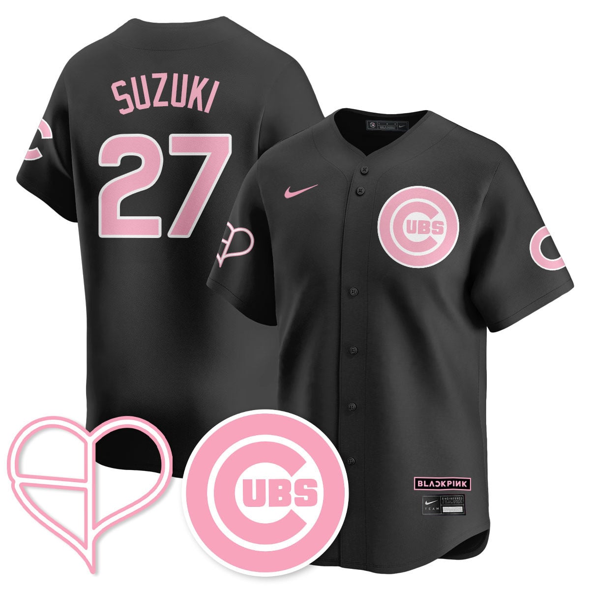Chicago Cubs BL??KPI?K 2025 Limited Custom Jersey - All Stitched