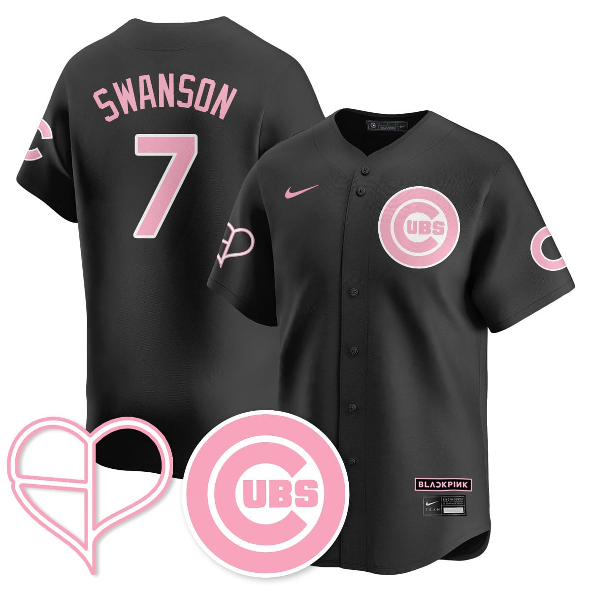 Men's Chicago Cubs BL??KPI?K 2025 Limited Jersey - All Stitched