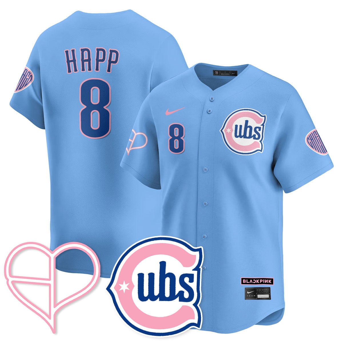 Men's Chicago Cubs BL??KPI?K 2025 Limited Jersey - All Stitched