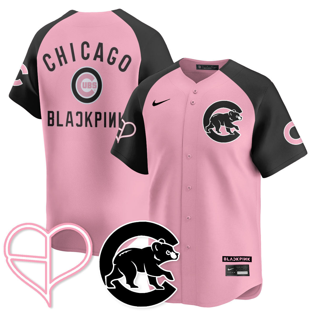 Men's Chicago Cubs BL??KPI?K 2025 Limited Jersey - All Stitched