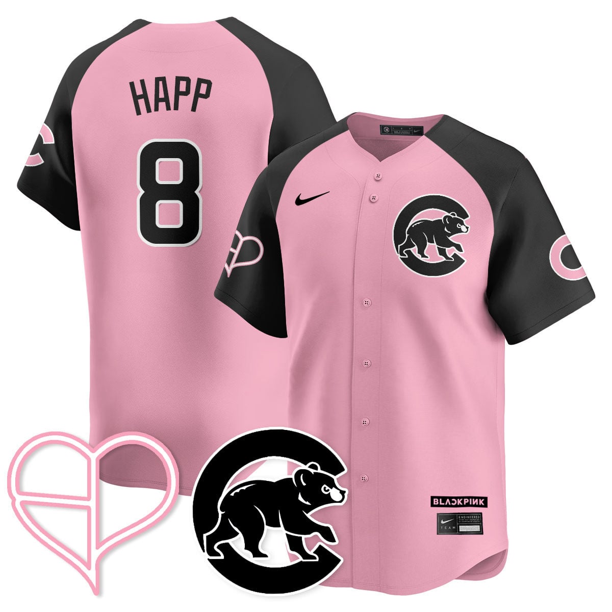 Chicago Cubs BL??KPI?K 2025 Limited Custom Jersey - All Stitched