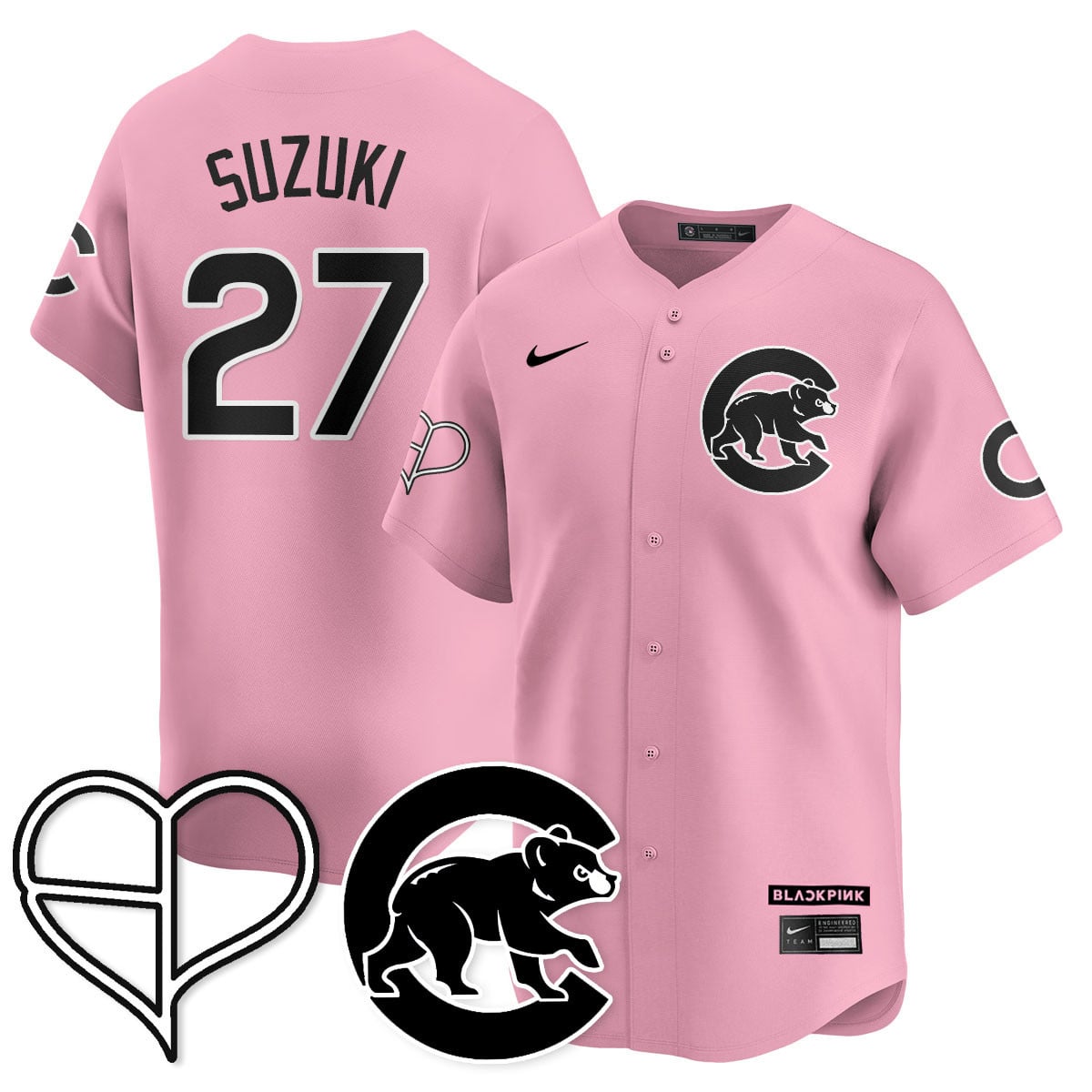 Chicago Cubs BL??KPI?K 2025 Limited Custom Jersey - All Stitched