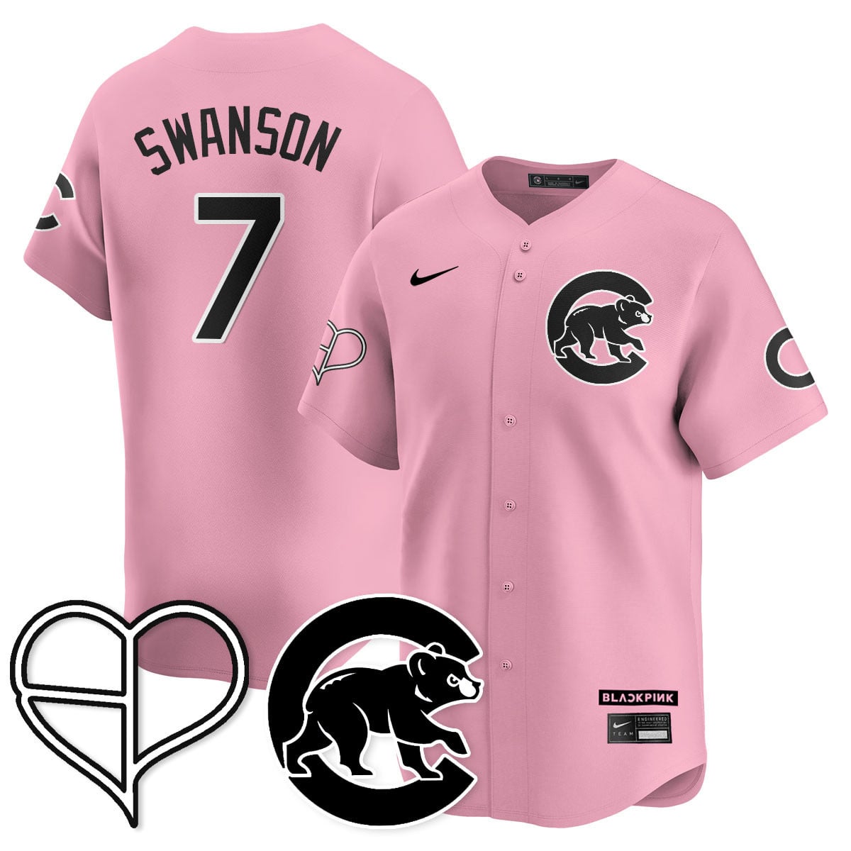 Chicago Cubs BL??KPI?K 2025 Limited Custom Jersey - All Stitched
