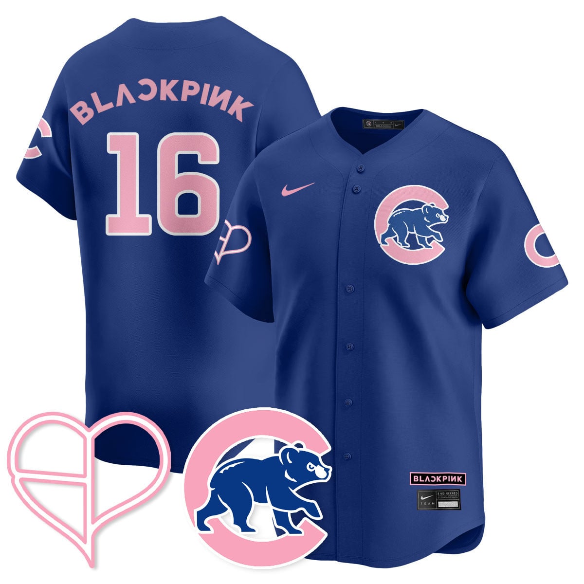 Men's Chicago Cubs BL??KPI?K 2025 Limited Jersey - All Stitched
