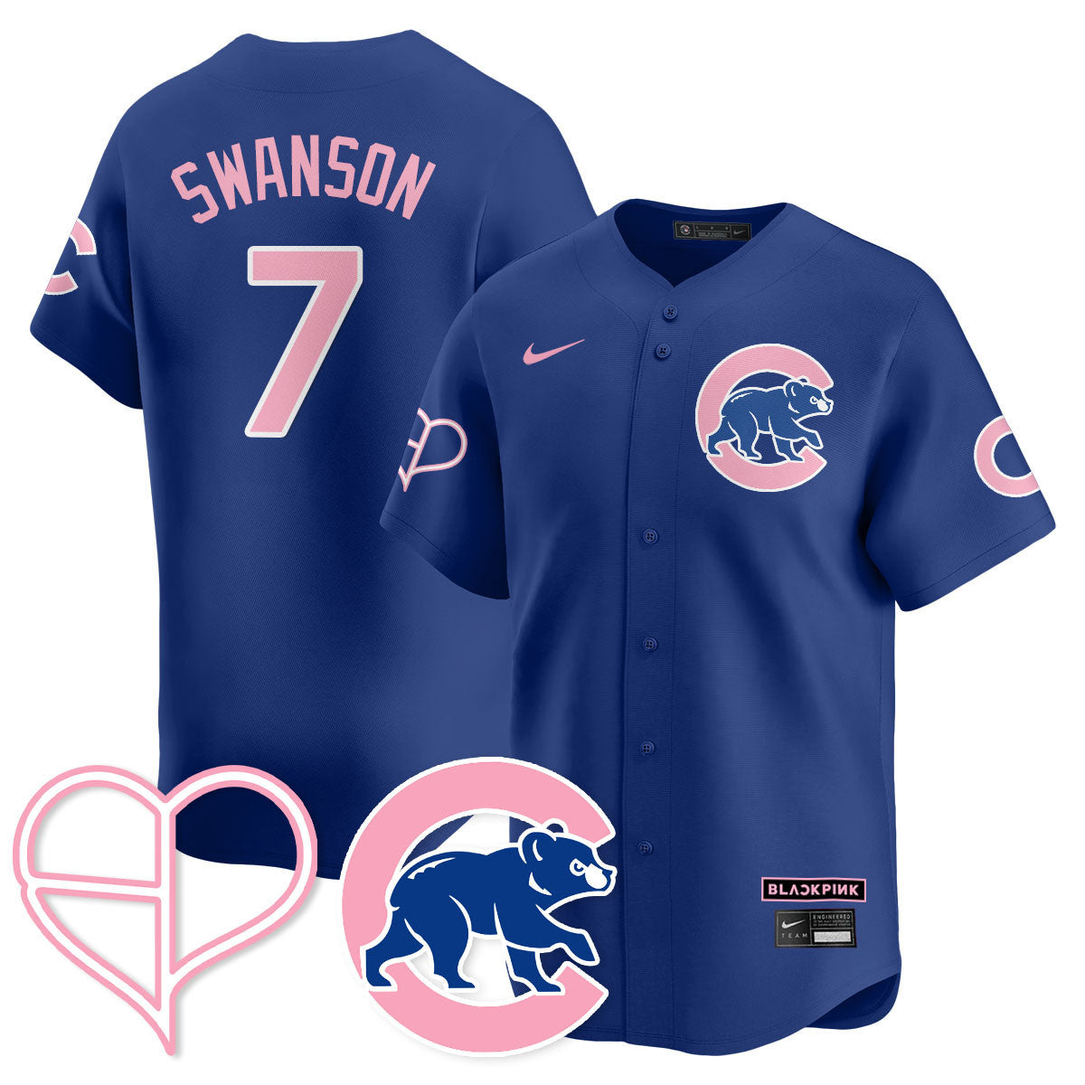 Men's Chicago Cubs BL??KPI?K 2025 Limited Jersey - All Stitched