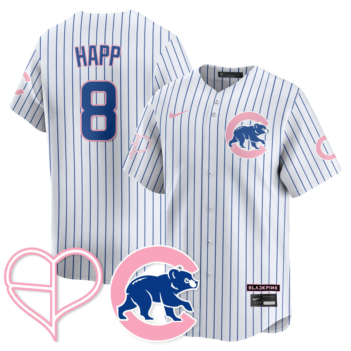 Women's Chicago Cubs BL??KPI?K 2025 Limited Jersey - All Stitched