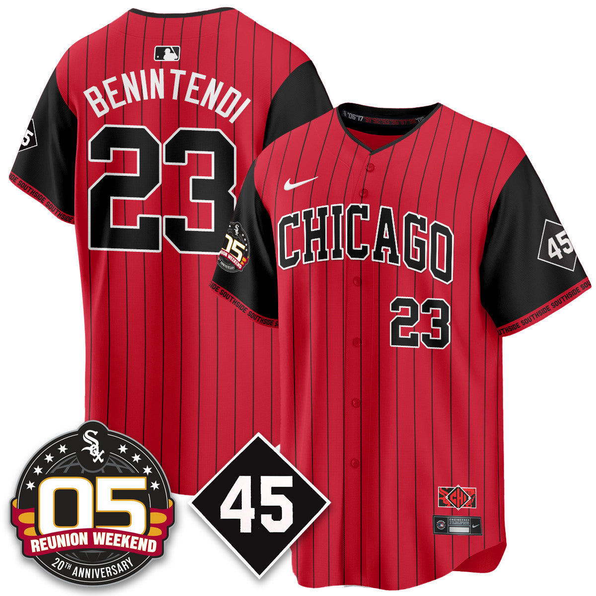 Men's Chicago White Sox Bobby Jenks 2025 Jersey - Reunion Weekend - All Stitched