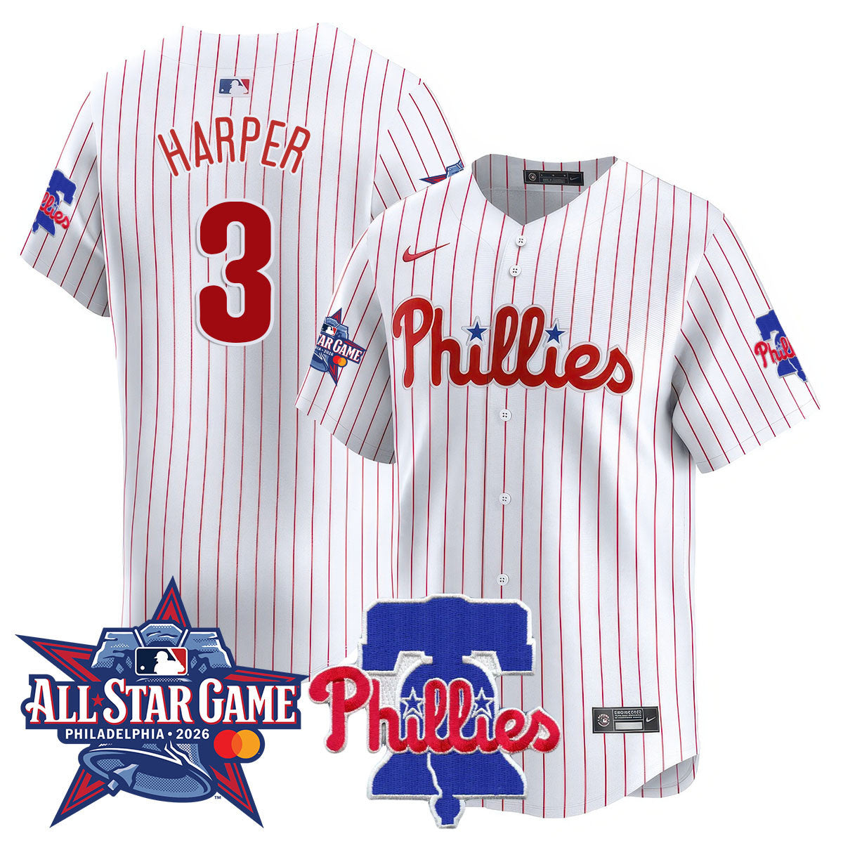Men's Philadelphia Phillies 2026 MLB All-Star Jersey - All Stitched