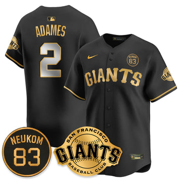 Men's San Francisco Giants Bill Neukom Memorial 2025 Jersey - All Stitched