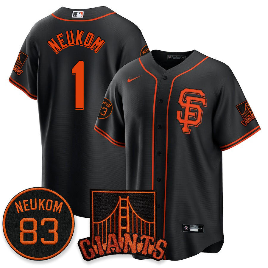 Men's San Francisco Giants Bill Neukom Memorial 2025 Jersey - All Stitched