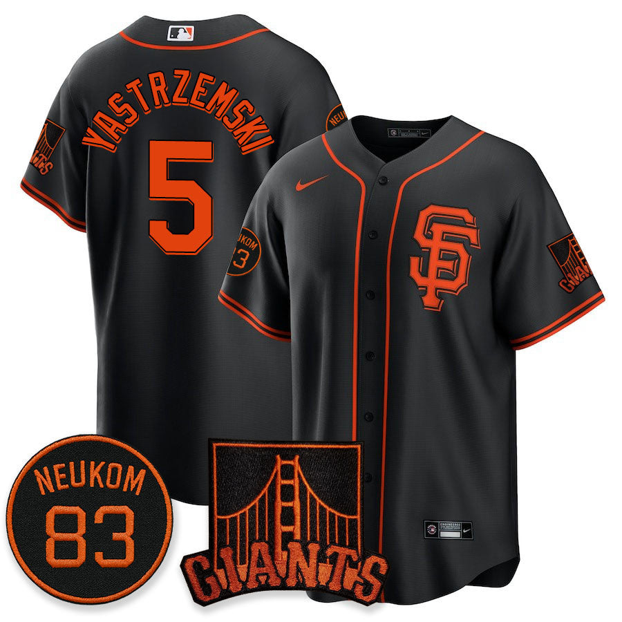 Men's San Francisco Giants Bill Neukom Memorial 2025 Jersey - All Stitched