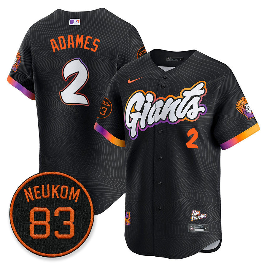 Men's San Francisco Giants Bill Neukom Memorial 2025 Jersey - All Stitched