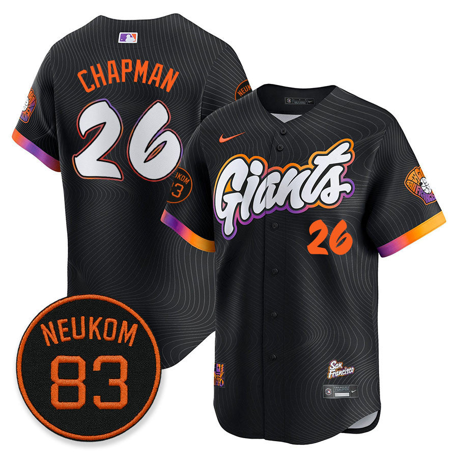 Men's San Francisco Giants Bill Neukom Memorial 2025 Jersey - All Stitched