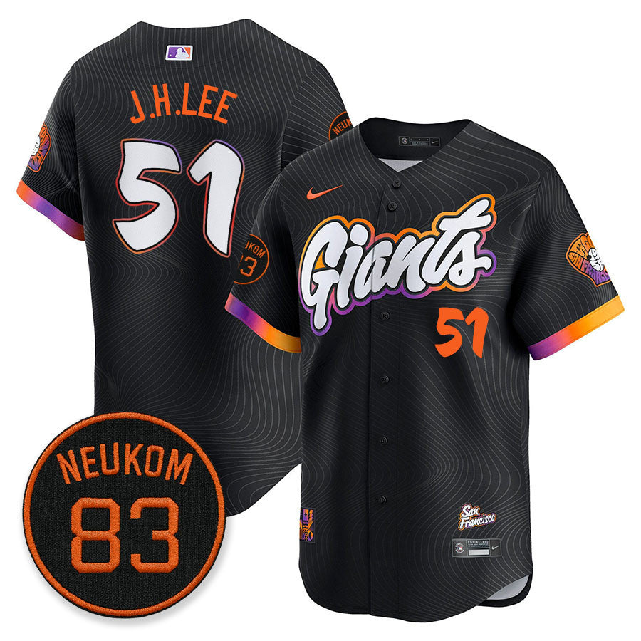 Men's San Francisco Giants Bill Neukom Memorial 2025 Jersey - All Stitched