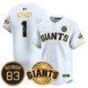 Men's San Francisco Giants Bill Neukom Memorial 2025 Jersey - All Stitched