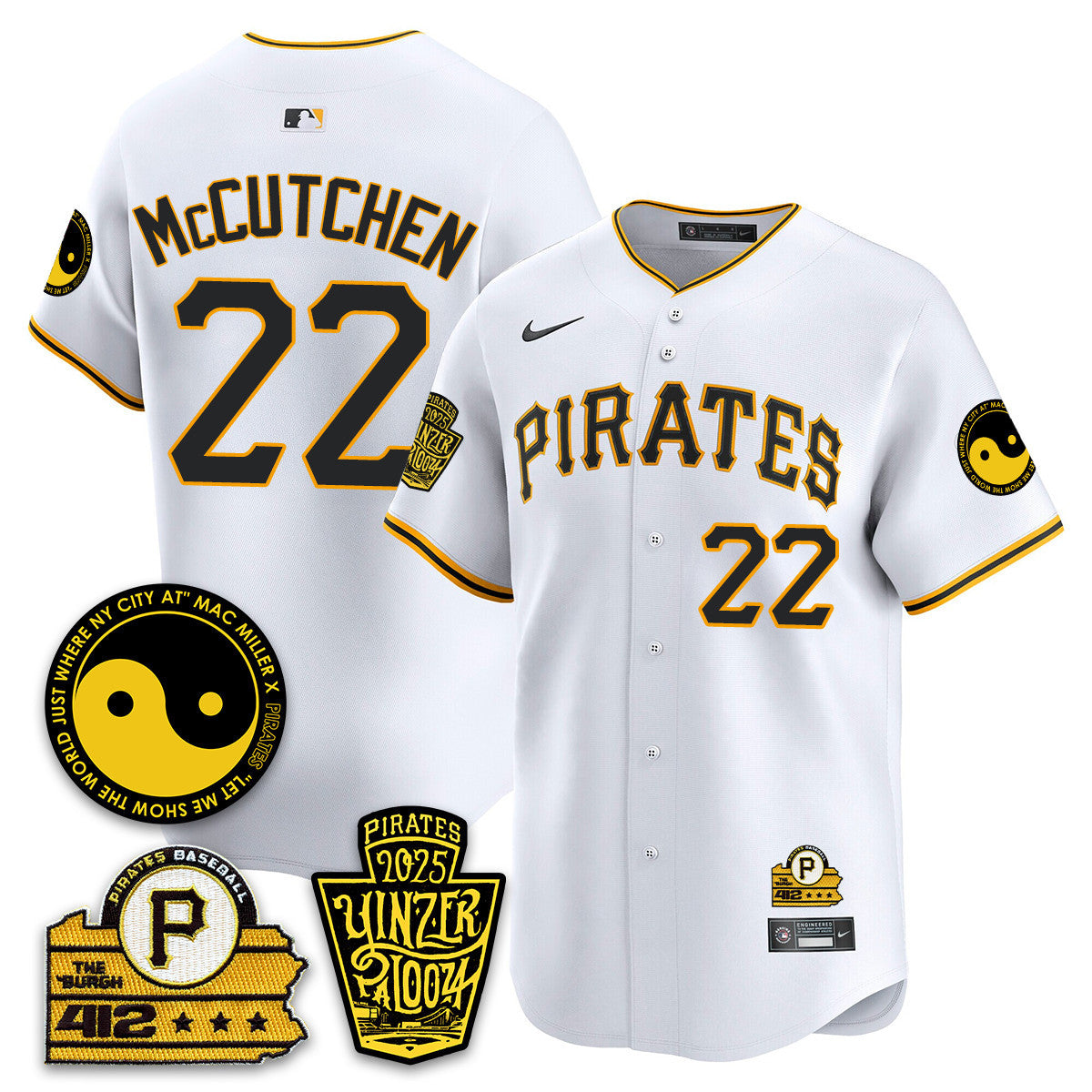 Men's Pittsburgh Pirates Yinzerpalooza 2025 Limited Jersey - All Stitched
