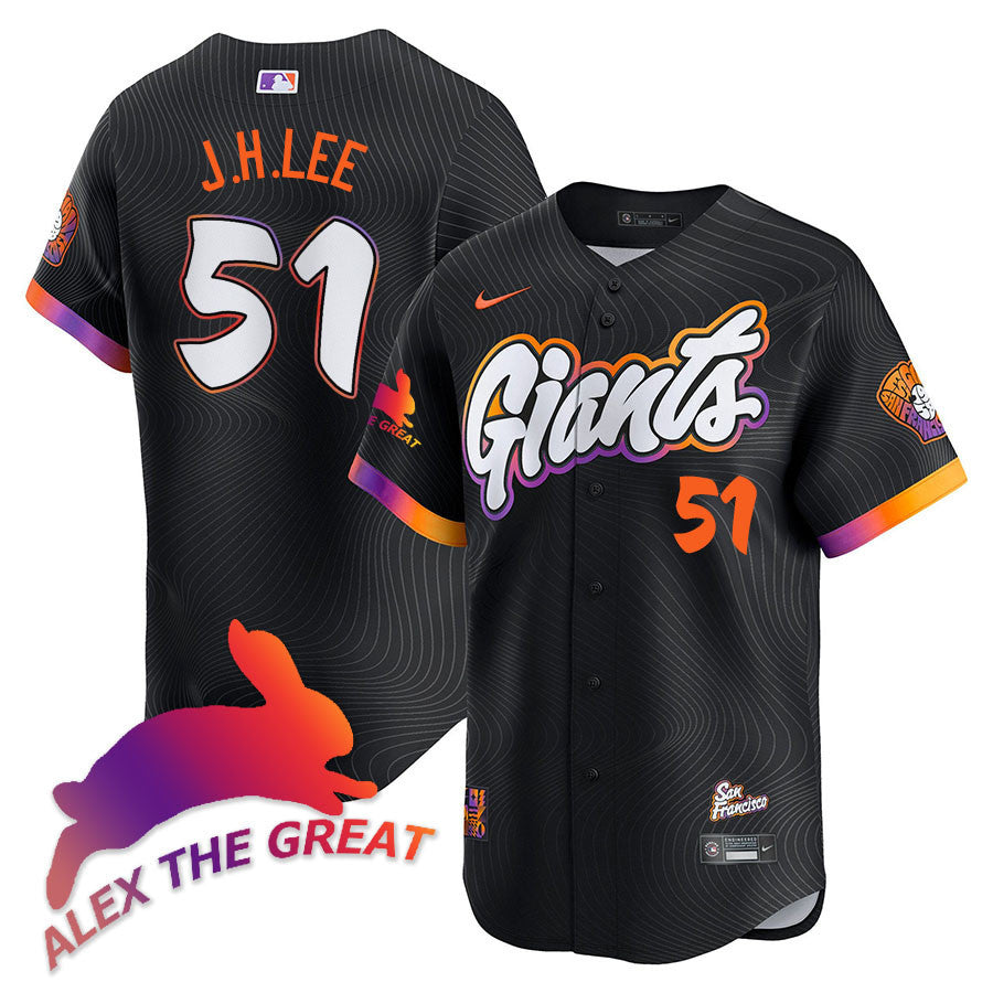 Custom San Francisco Giants "Alex the Great" Rabbit Memories 2025 Jersey - All Stitched