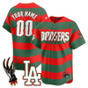 Men's Los Angeles Dodgers "A Nightmare on Elm Street" Jersey - Stitched