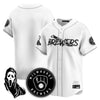 Men's Milwaukee Brewers "Scream Ghostface" Jersey - All Stitched
