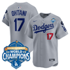 Men's Dodgers 2025 World Series - Back To Back Champions Vapor Premier Limited Jersey V2 - All Stitched