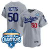 Men's Dodgers 2025 World Series - Back To Back Champions Vapor Premier Limited Jersey V2 - All Stitched