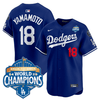 Men's Dodgers 2025 World Series - Back To Back Champions Vapor Premier Limited Jersey V2 - All Stitched