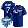 Men's Dodgers 2025 World Series - Back To Back Champions Vapor Premier Limited Jersey V2 - All Stitched