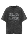 I Don't Spoil My Grandkids VINTAGE GYM SHIRT