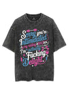 SORRY YOU'RE INTIMIDATED BY MY RESTING BITCH FACE VINTAGE GYM SHIRT