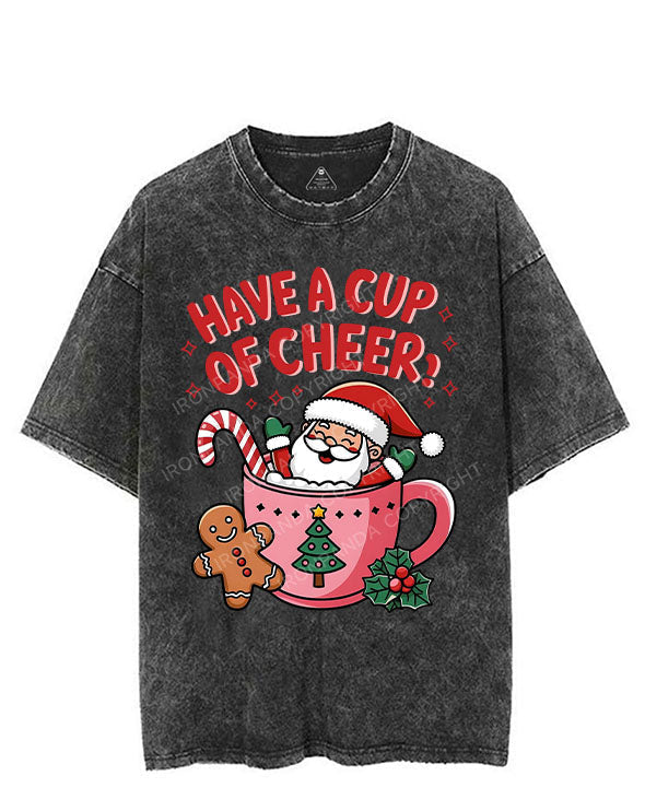 HAVE A CUP OF CHEER! VINTAGE GYM SHIRT