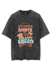 Coffee Shots and Heavy Squats Vintage Gym Shirt