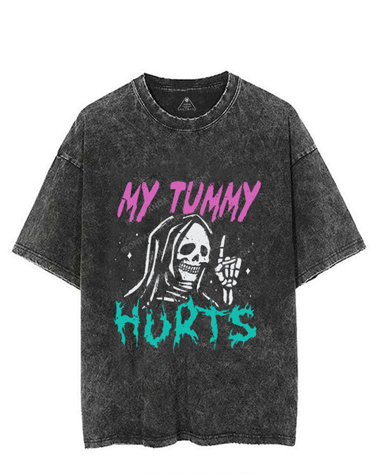 MY TUMMY HURTS VINTAGE GYM SHIRT