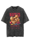 WAFFLES AND WORRIES VINTAGE GYM SHIRT